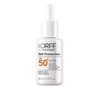 Korff 365 Protection - Siero Viso SPF 50+ Protezione Solare Molto Alta, 30ml