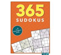 365 Sudokus: in 3 Schwierigkeitsstufen