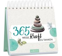 365 Wege, Kraft zu tanken: Motivation und gute Wünsche im dekorativen Spiralaufsteller