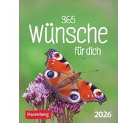 365 Wünsche für dich Mini-Geschenkkalender 2026: Ein kleiner Kalender mit vielen guten Wünschen! Mini-Jahreskalender mit täglichen positiven Gedanken