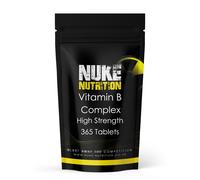 365 X Complesso Vitamine B Compresse Biotina B12 Alto Forza Anno Scorta