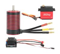 3660 Motore senza spazzole da 80A Platinum a filo corto ESC senza spazzole Truccia versione da 30 kg Set per 1/10 1/8 RC Auto (2600kV)