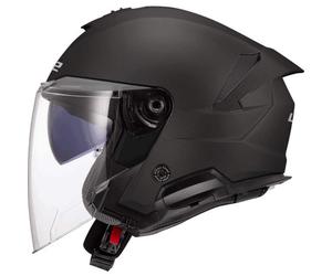 366181011XL - CASCO JET OF618 VERSO II SOLID MATT BLACK TAGLIA XL ECE 22.06