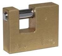 36636 Q.TA' 1 VIRO 506 LUCCHETTO FAI P/SERRANDA 70MM OTTONE