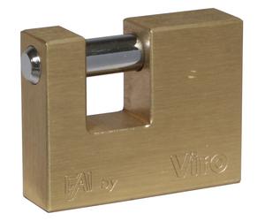 36636 Q.TA' 1 VIRO 506 LUCCHETTO FAI P/SERRANDA 70MM OTTONE