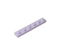 3666 Piastra Base Piastra 1x6 3666 50 Pezzi GDS-505 compatibile con Lego Mattoncini da Costruzione Colore:Rose violet