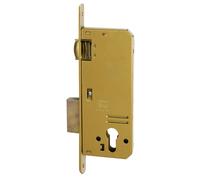 3668 Q.TA' 1 ISEO 280N SERRATURA INF P/LEGNO RULLO REG E40 OTTONATA