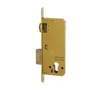 3671 Q.TA' 1 ISEO 280N SERRATURA INF P/LEGNO RULLO REG E50 OTTONATA