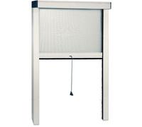 36790 ZANZARIERA IRS IN ALLUMINIO SOTTILE VERTICALE BIANCO CM. 120x160 RIDUCIBIL
