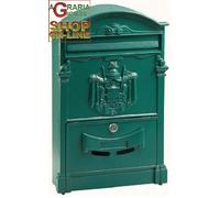 Lullostore Cassetta postale Mod. REGIA 26x9x41 cm Verde