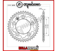 368101346 CORONA TRASMISSIONE 46 PASSO 520 DUCATI Monster 821 - Dark - Stripes 2