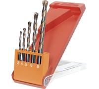 Einhell Set 5 Punte Multiuso Easy Cut Universali Da 3, 4, 5, 6, 8 mm - 49048300