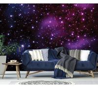 368x254cm Carta da Parati Murale Camera Letto & Soggiorno Cielo Pieno Di Stars -