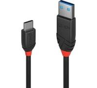 Cavo USB 3.1 Tipo C a A 3A Black Line, 0.5m