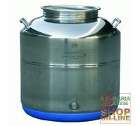 36935 SANSONE CONTENITORE INOX LT. 20 BASSO MOD. EUROPA SALDATO