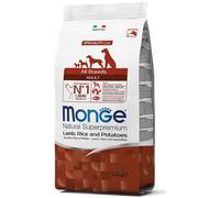 36992 MONGE MANGIME PER CANI CROCCHETTE ALL BREEDS ADULT CON AGNELLO RISO E PATA