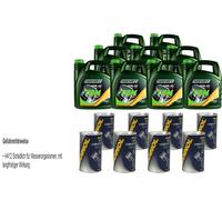 36L Olio Motore FANFARO TSN 10W-40 8x MANNOL Leak-Stop ADDITIV