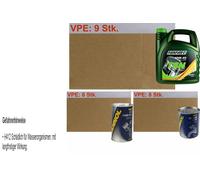 36L Olio Motore FANFARO TSN 10W-40 8x MANNOL Leak-Stop ADDITIV+Motor Doctor