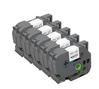 36mm 5 pacchetto di sostituzione nastro compatibile con TZE 261 161 461 561 661 761 per PT-P910BT T-P900 Etichetta Maker(Black on White)