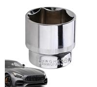 36mm Axle Nut Socket - Steel 6 Point Chrome Plated | Rust Proof 1/2 Inch Drive Axle Shaft Nut Remover Tool | Heavy Duty Automotive Repair Socket For Truck Car Maintenance Construction Equipment