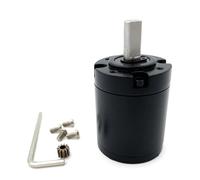 36mm Gear Box High Torque Metal Gearbox Gear Reduction Box for 550 DC Gear electronic starter Gear Reducer Smart Car electronic starter NWPNLXEA(5.18 to 1)