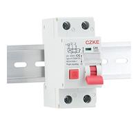 36mm Phase Neutral RCBO 30mA 1P+N Interruttore automatico corrente residua con protezione da sovracorrente e perdite Protettori di dispersione a terra (Color : 1p N, Size : 32A)