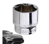 36mm Socket | 6-Point Hex Socket For Ratchets With Rust-Proof Drive - Steel Axle Shaft Nut Remover For 1/2 Inch Ratchet Wrench System Truck Car Repair Hand Tool