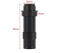 36MP 4K 1080P 60FPS USB Industria Video Microscopio Elettronico Della Macchina Fotografica 130X Zoom C-Mount Lens for Il Rilevamento della scheda madre Per riparazione e saldatura(3/8")