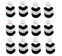 36pcs Elastico Merletto Coda Capelli Supporto per Cravatte Donne Bambina