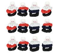 36pcs Elastico Merletto Coda Capelli Supporto per Cravatte Donne Bambina