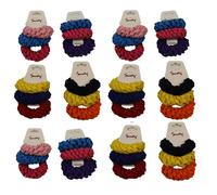 36pcs Elastico Merletto Coda Capelli Supporto per Cravatte Donne Bambina