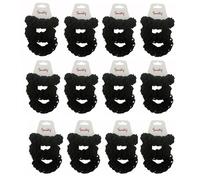 36pcs Elastico Merletto Coda Capelli Supporto per Cravatte Donne Bambina