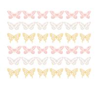 36Pcs Farfalle tridimensionali Stickers murali Adesivi decorativi da parete Prop
