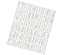 36pcs Letter E Numeri Stencils 10x12cm Modelli Pittura Per Animali Domestici Riutilizzabili Per Bambini Del Diario Scrapbooking Album Stencils La Pittura