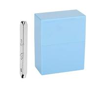 36Pcs Letter Stamp Set, Metal Craft Stamping Tool, Alloy Steel Electroplated Permanent Marking Kit with Storage Box for Leather Wood Plastic Jewelry Engraving