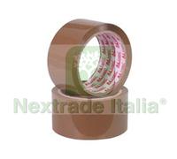 36PZ NASTRO IMBALLO AVANA SILENZIOSO MT.66 MM.50H. SPESSORE 43 MICRON SILENZIOS: