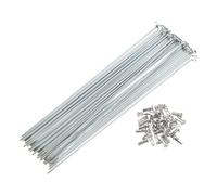 36pz raggi per bicicletta 13G in acciaio zincato a forma J,lunghezza 8,43"