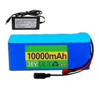 36V 10AH 10S3P Batteria Al Litio Per Bicicletta Elettrica, Batteria Ricaricabile Al Litio Per Scooter, Con Caricabatterie, Batteria Ad Alta Capacità(T+DC)