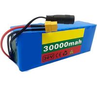 36V 30Ah Batteria per Bicicletta Elettrica, 36V 30000MAh Batteria Ebike BMS incorporato con Caricatore Impermeabile PVC per 100W 200W 350W 500W 750W 1000W Motore 36V 30Ah,T