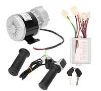36V 350W Set di conversione del motore della bicicletta elettrica E-Bike Controller del motore della spazzola Quantità elettrica dello schermo quadrato con impugnatura acceleratore Fai da te facile