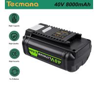36V/40V 8000mAh Al litio Batteria per Ryobi BPL3626 BPL3640D BPL3650D BPL3660D