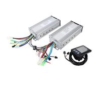 36V 48V 1000W 38A Controller motore Conversione bici elettrica Controller doppia unità Pannello display P3H per manubrio da 22,2 mm Modifica fai da te
