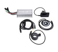 36V 48V 22A Motor Speed Controller TF01U Color Display Panel, Electric Scooter Controller Kit, 130X Thumb Throttle with 8 Magnets Pedal Assist Sensor, 1 to 2 Cable for