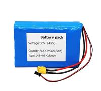 36V 8AH Batterie Per Monopattini Hoverboard 10S2P Batterie Agli Ioni Di Litio Impermeabili Caricabatterie Non Incluso Pannello Di Protezione Integrato XT60+SM