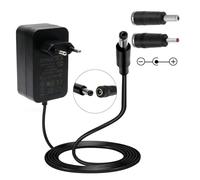 36W Alimentatore da AC a DC 24 V 1,5 A con 3 Spina 5,5 mm x 2,1 mm, 3.5x1.35mm, 5.5x2.5mm, Adattatore Caricabatterie, Plug EU, 120 cm di Lunghezza per Striscia LED Telecamera Audio del Computer Router
