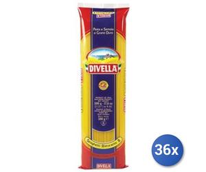 36x Multipack Divella Semola 08 Spaghetti Ristorante Gr 500