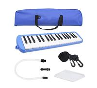 37 Key Melodica Strument, Tastiera For Pianoforte Melodica Con Bocchini Corti E Lunghi E Borsa Da Trasporto, Regalo For Studenti For Principianti For Bambini (Color : Blue)