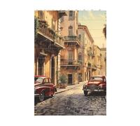 37 pezzi di puzzle di mattoni d'arte 3D blocchi di costruzione creativi decorazione computer puzzle italiano stampa di strada