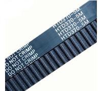 370-5M-18 Denti 74 Lunghezza 370mm Larghezza 18mm Cinghia Distribuzione In Gomma Cintura Ad Anello Chiuso 370 HTD 5M S5M Puleggia HTD5M Cintura Cinghia Dentata Motore