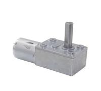 370 DC 6/12/24V Worm Turbo Geared electronic starter Metal Low Speed High Torque Gear electronic starter Self Locking Gearbox Reducer electronic starter NWPNLXEA(10 RPM,6V)